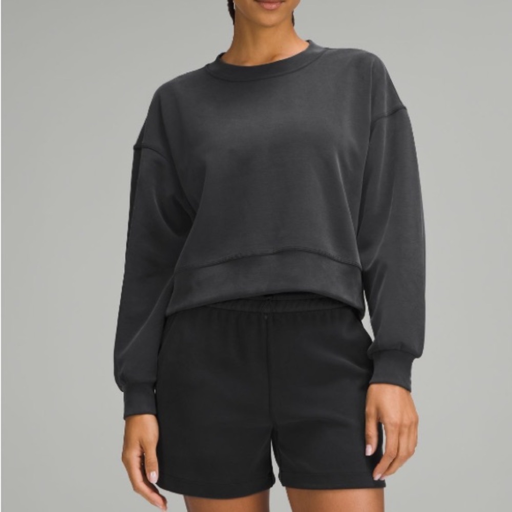Softstreme perfectly oversized cropped crew